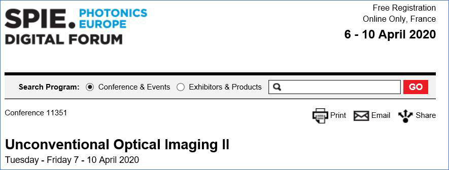 2018 Unconventional Optical Imaging